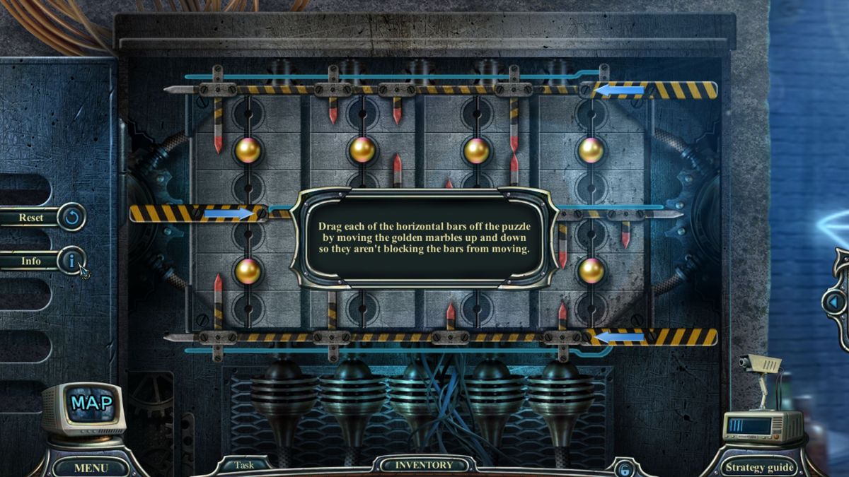 Haunted Hotel: Eternity (Collector's Edition) (Windows) screenshot: A novel logic puzzle<br><br>Big Fish Games demo