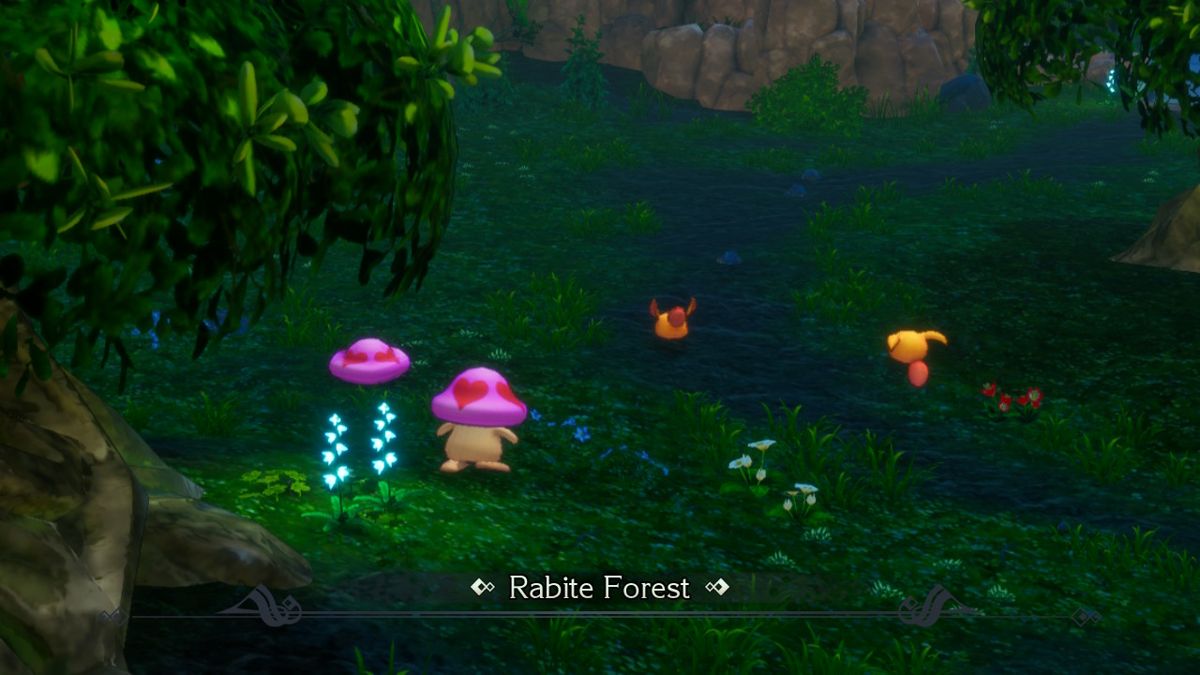 Trials of Mana (Nintendo Switch) screenshot: ...namely Rabbit Forest