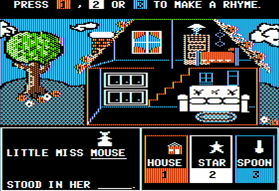 The Story of Miss Mouse (Apple II) screenshot: The Story of Miss Mouse