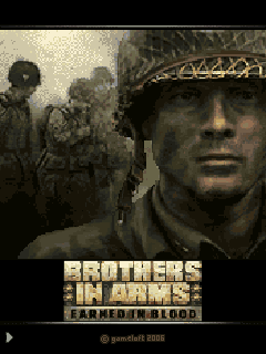 Brothers in Arms: Earned in Blood 3D (Symbian) screenshot: Title screen