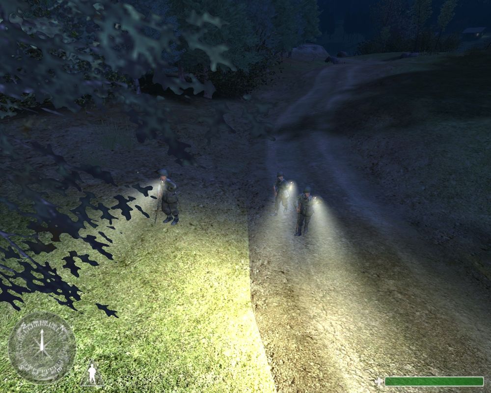 Call of Duty: United Offensive (Windows) screenshot: Enemy patrol