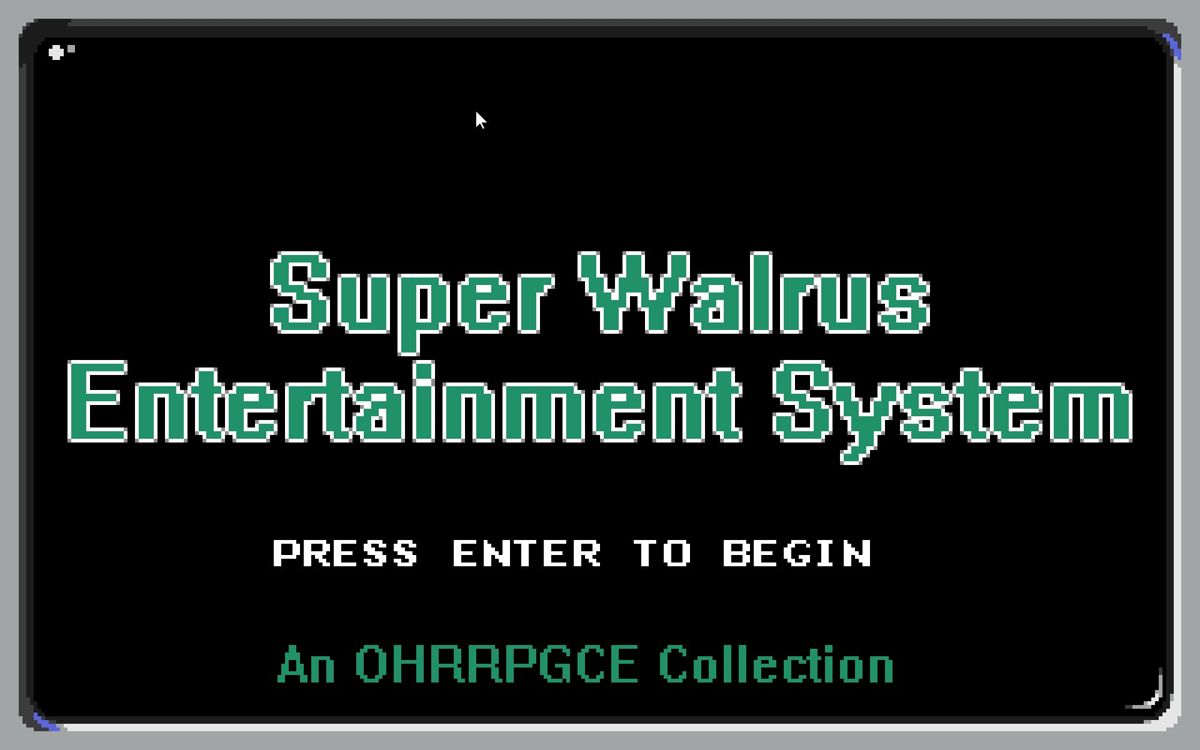 Screenshot of Super Walrus Entertainment System (Windows, 2021) - MobyGames