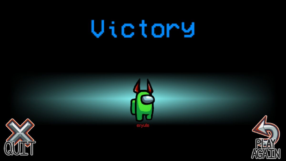 Among Us (Android) screenshot: Victorious!