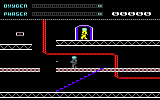 Argo Navis (Amstrad CPC) screenshot: Start of game.