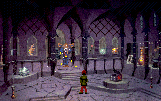 Curse of Enchantia (DOS) screenshot: Spectacular magic effects.