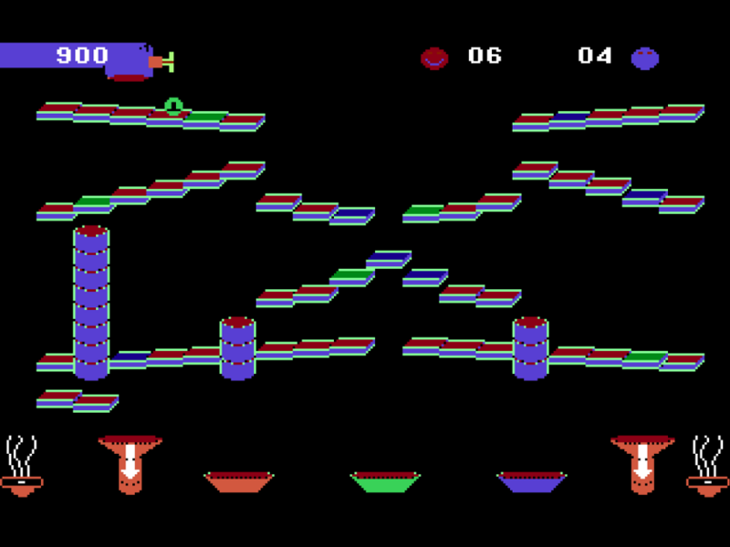 Roller Controller (TRS-80 CoCo) screenshot: Multiple Directions