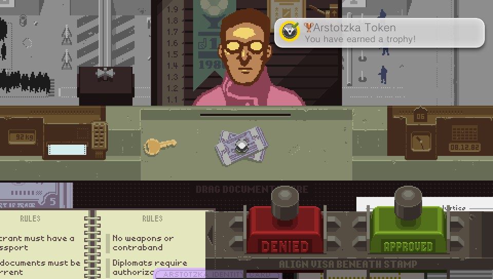 Screenshot of Papers, Please (PS Vita, 2013) - MobyGames