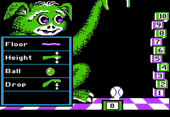 Woolly Bounce (Apple II) screenshot: Modifiable Factors