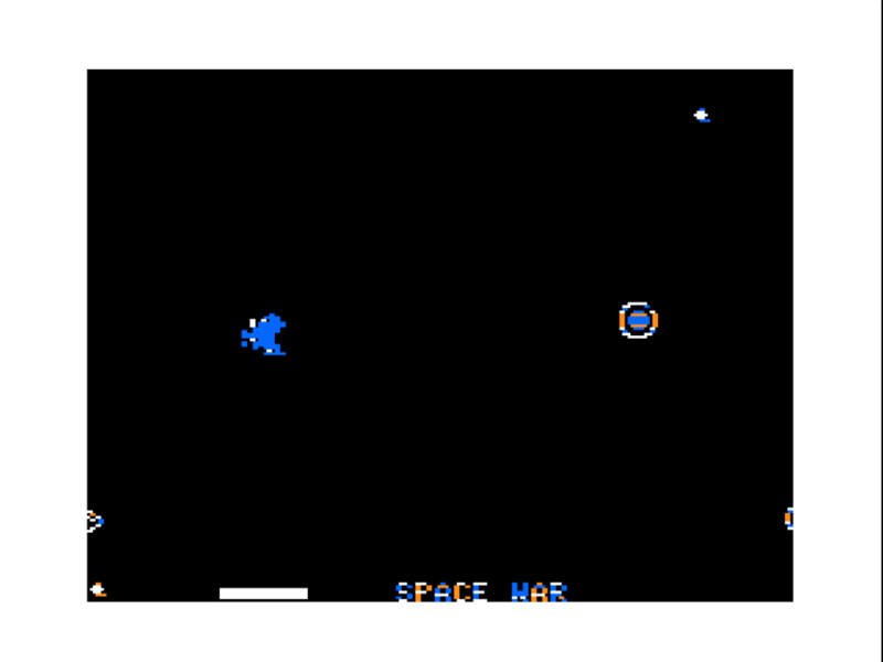 Space War (TRS-80 CoCo) screenshot: The Death Star