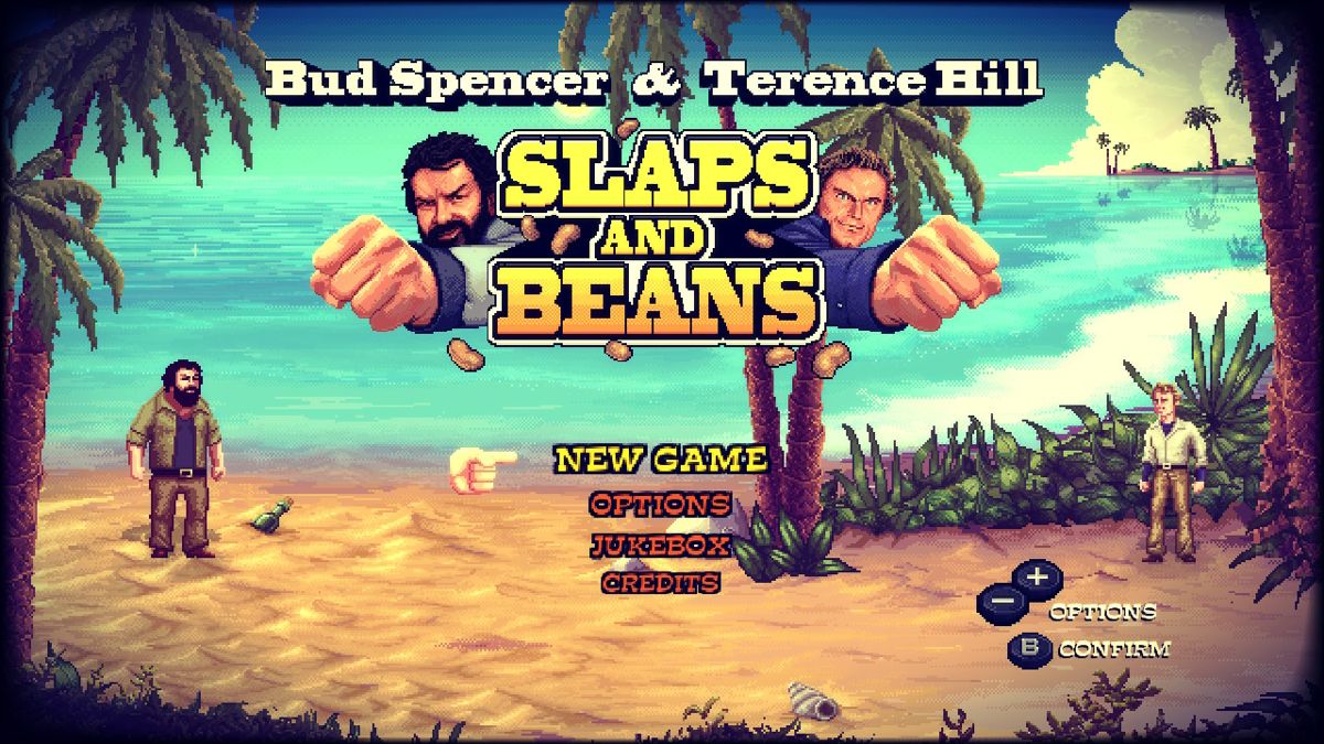 Bud Spencer & Terence Hill: Slaps and Beans (Nintendo Switch) screenshot: Main menu