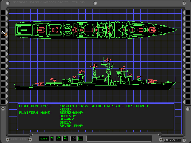 Screenshot of AEGIS: Guardian of the Fleet (DOS, 1994) - MobyGames