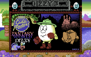 Fantasy World Dizzy (Commodore 64) screenshot: Loading screen.