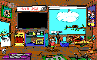 Screenshot of The Treehouse (DOS, 1991) - MobyGames