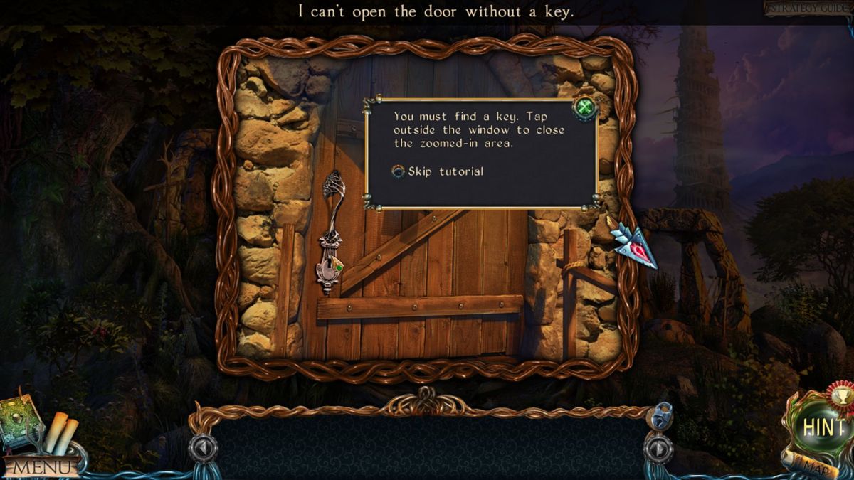 Lost Lands: The Four Horsemen (Collector's Edition) (Windows) screenshot: Lots of puzzles involve finding parts to open doors, locked caskets and so forth<br><br>Demo version