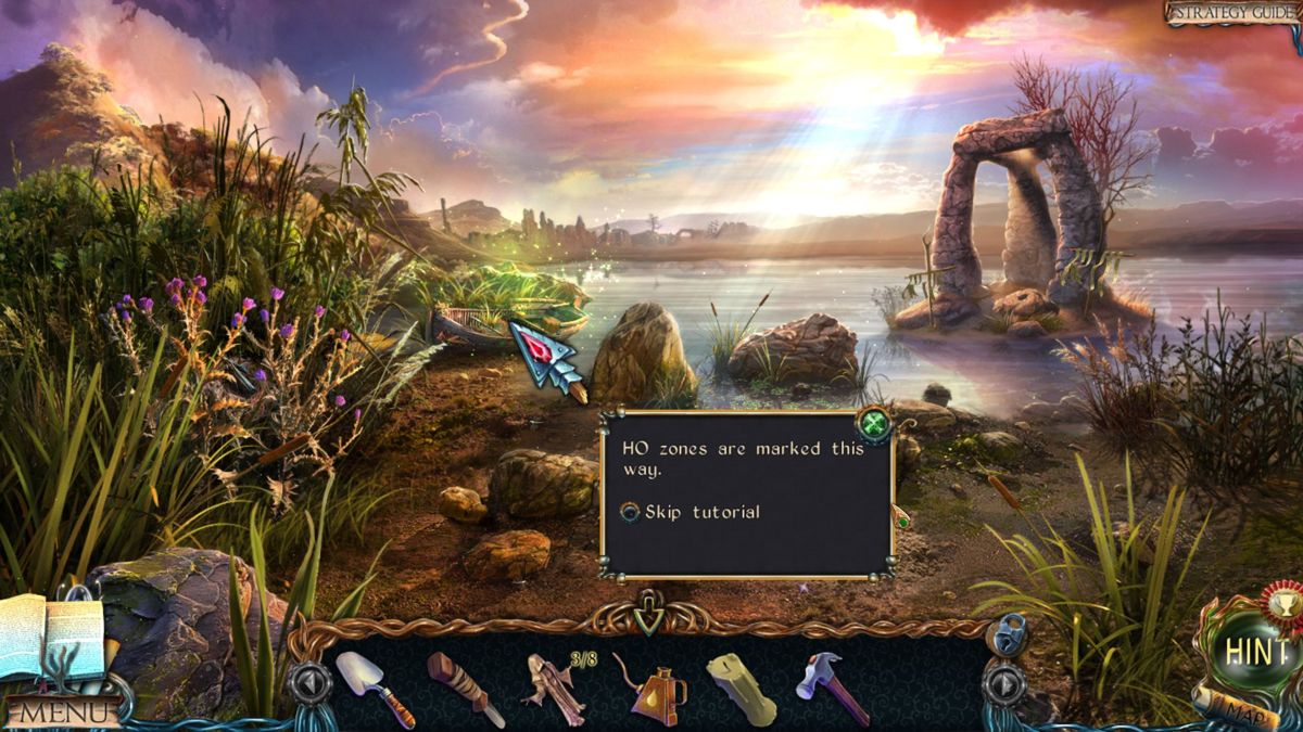 Lost Lands: The Four Horsemen (Collector's Edition) (Windows) screenshot: This may be classed as a hidden object game but they are just one of the puzzle types on offer<br><br>Demo version