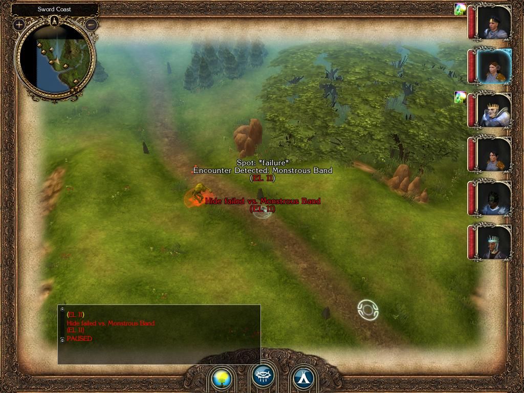 Neverwinter Nights 2: Storm of Zehir (Windows) screenshot: On the world map