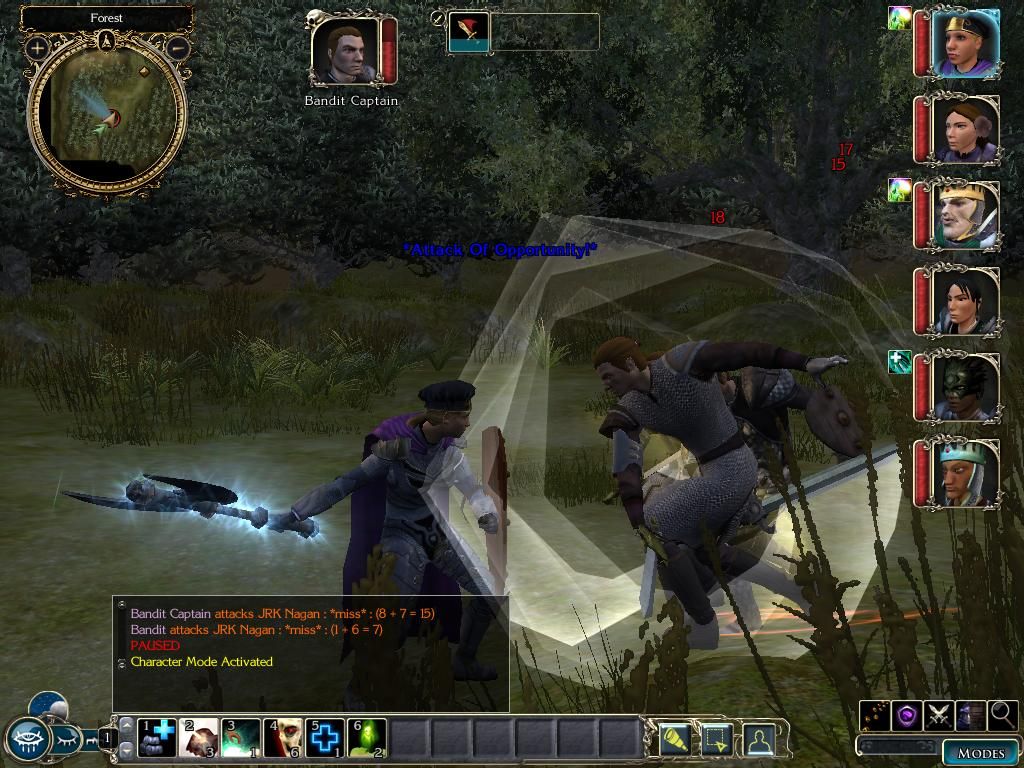 Neverwinter Nights 2: Storm of Zehir (Windows) screenshot: More bandits coming this way