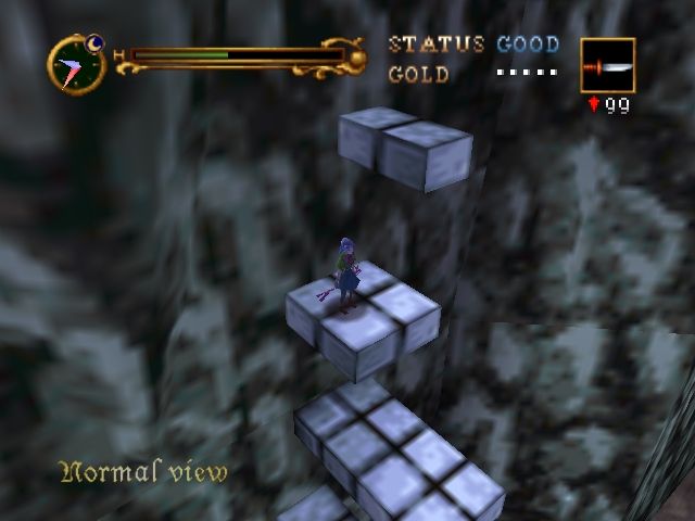 Castlevania (Nintendo 64) screenshot: Annoying platforms elements