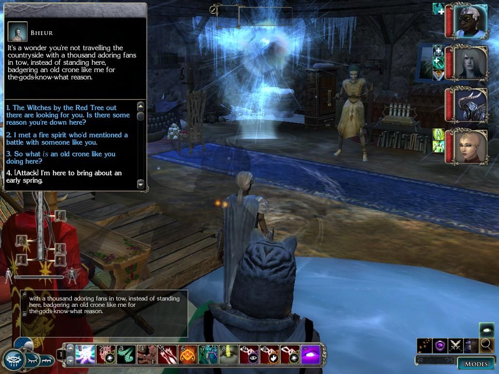 Neverwinter Nights 2: Mask of the Betrayer (Windows) screenshot: You will have to make many important decisions during the game. Some will have consequences later on.