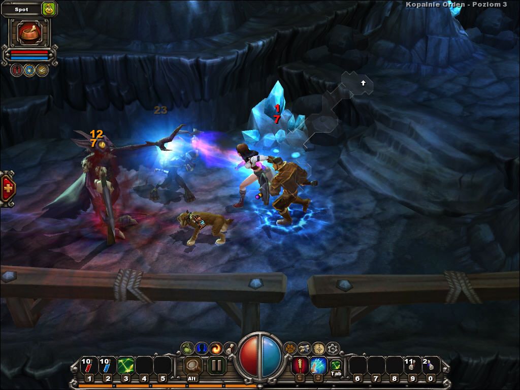 Torchlight (Windows) screenshot: Attack with friend