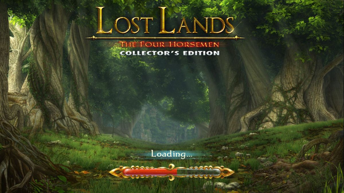 Lost Lands: The Four Horsemen (Collector's Edition) (Windows) screenshot: The initial loading screen <br><br>Demo version