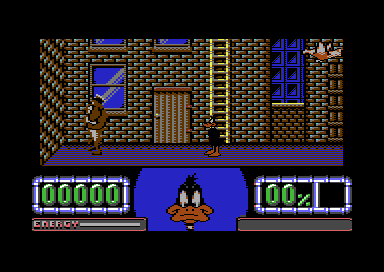 Daffy Duck and the Great Paint Caper (Commodore 64) screenshot: Game start