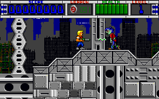 The Adventures of Duke Nukem 2D (Windows) screenshot: First real level — this place is infested with zombies!