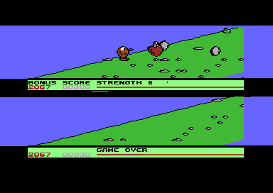 Twinky Goes Hiking (Commodore 64) screenshot: Level 2