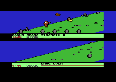 Twinky Goes Hiking (Commodore 64) screenshot: Level 3