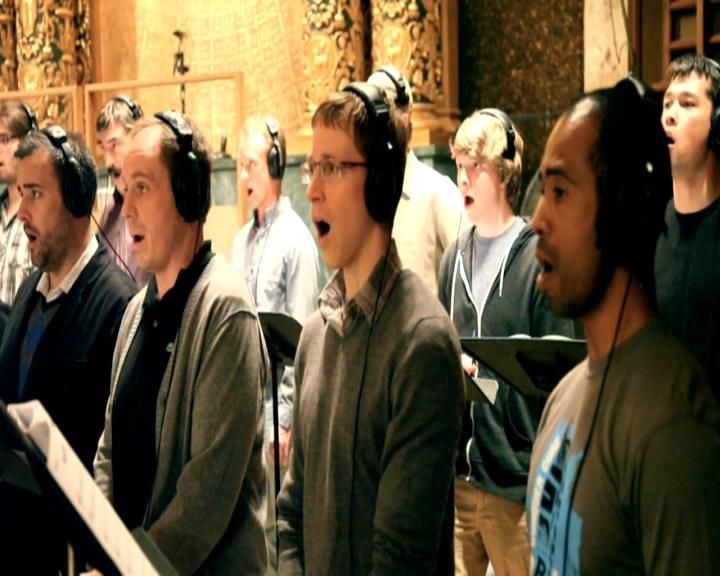 World of WarCraft: Mists of Pandaria (Collector's Edition) (Windows) screenshot: The making-of video - choir recording