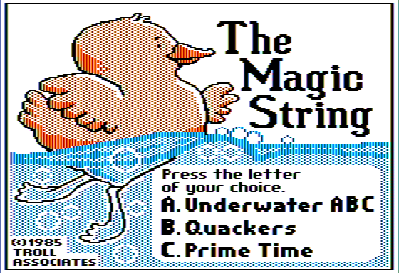 The Magic String (1985) - MobyGames