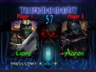 Dark Rift (Nintendo 64) screenshot: Character select screen.