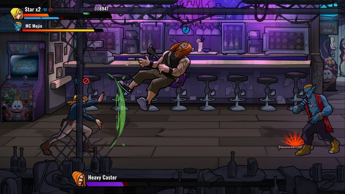 Mayhem Brawler (Windows) screenshot: Boss of the second stage