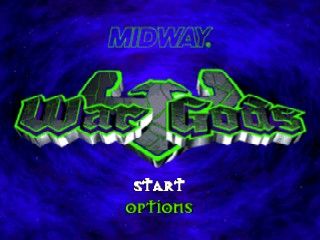 War Gods (Nintendo 64) screenshot: Title screen.