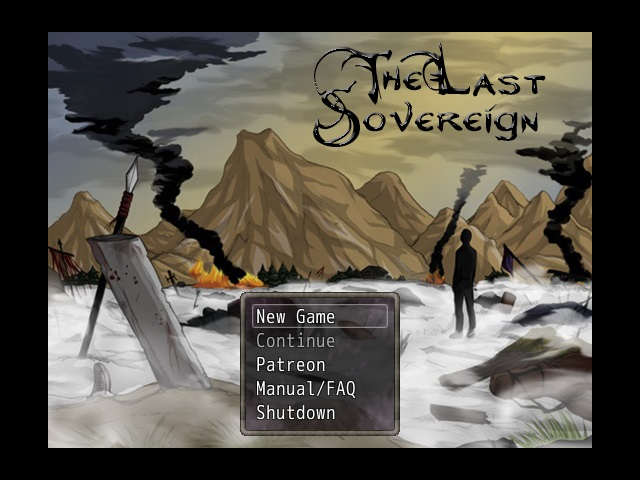 The Last Sovereign (Windows) screenshot: Title screen