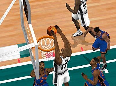 NBA Live 2000 (Windows) screenshot: Above the Rim