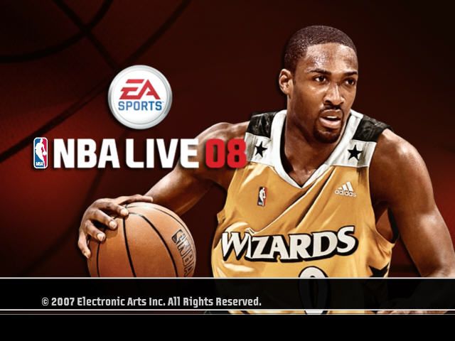 NBA Live 08 (Windows) screenshot: Main title
