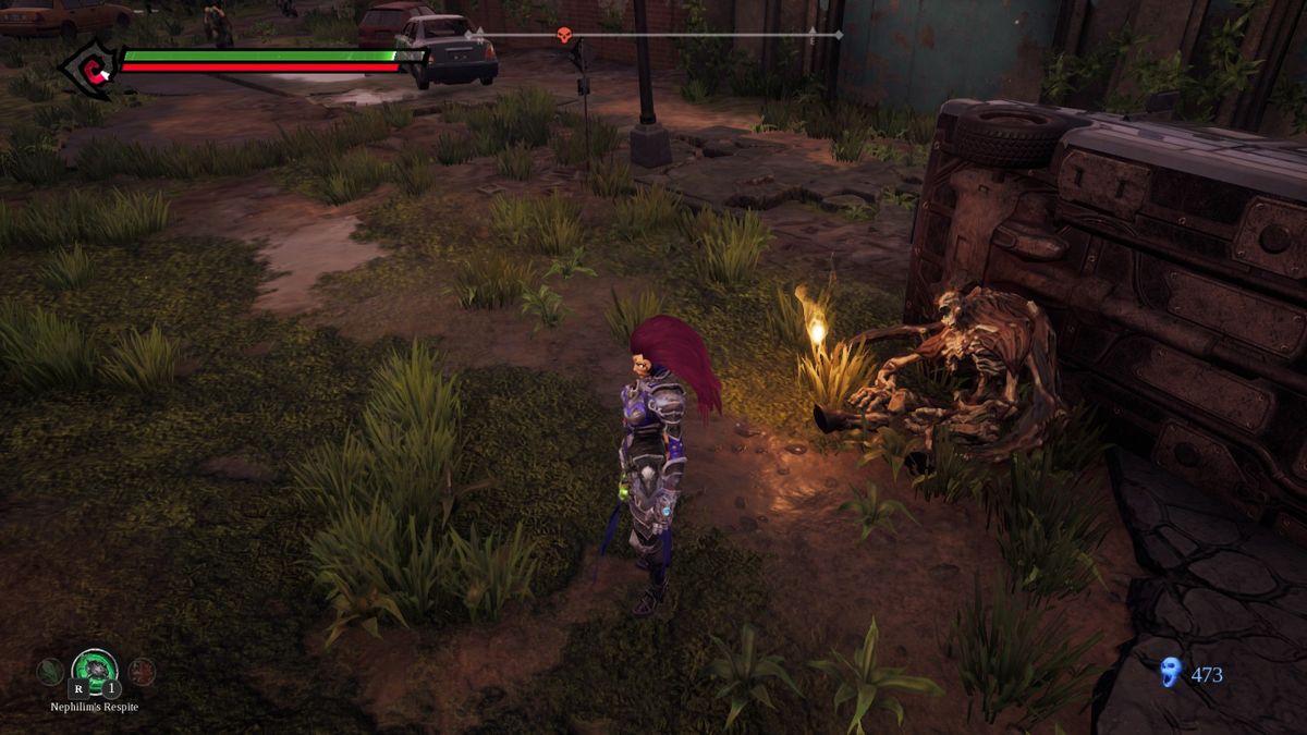 Darksiders III (Windows) screenshot: Found an item