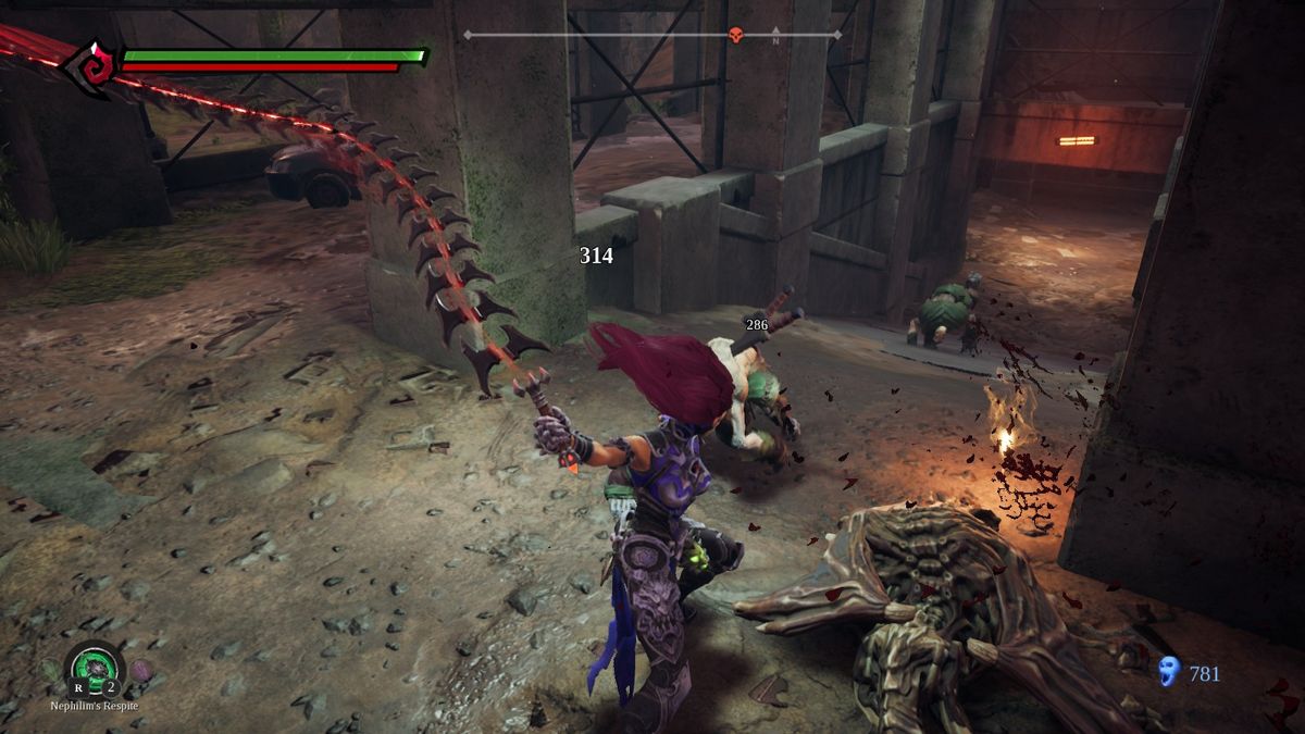 Darksiders III (Windows) screenshot: In combat