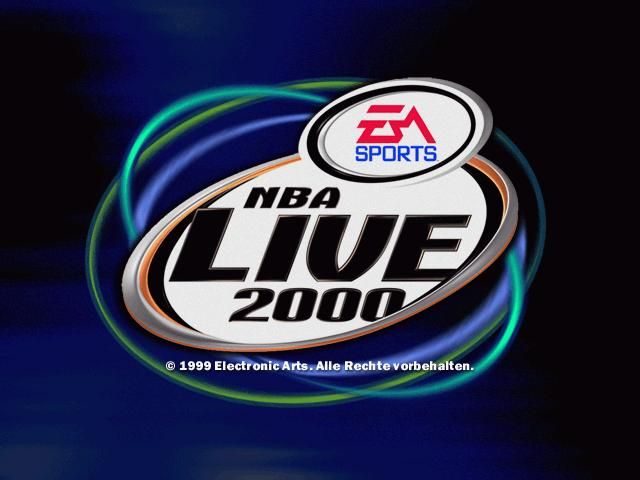 NBA Live 2000 (Windows) screenshot: Title screen