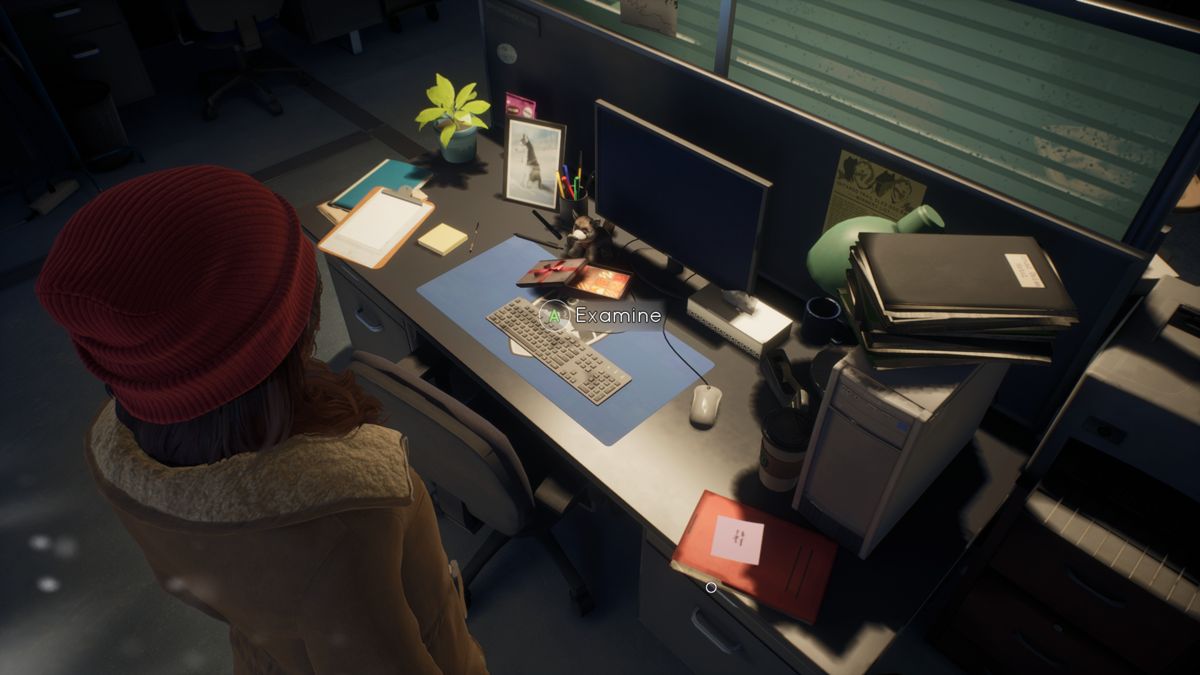 Tell Me Why (Xbox One) screenshot: Episode 1: Snooping around people's desks