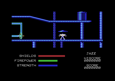 The Transformers (Commodore 64) screenshot: Game start