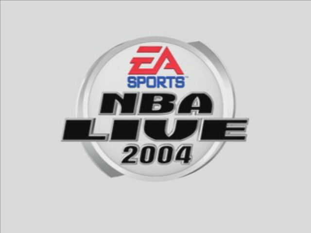 NBA Live 2004 (Windows) screenshot: Title screen (from intro)