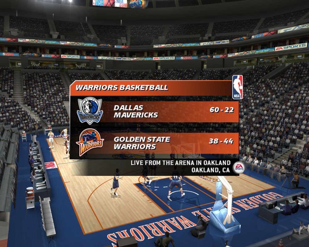 Screenshot of NBA Live 2004 (Windows, 2003)