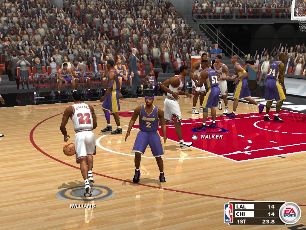Screenshot of NBA Live 2003 (Windows, 2002)