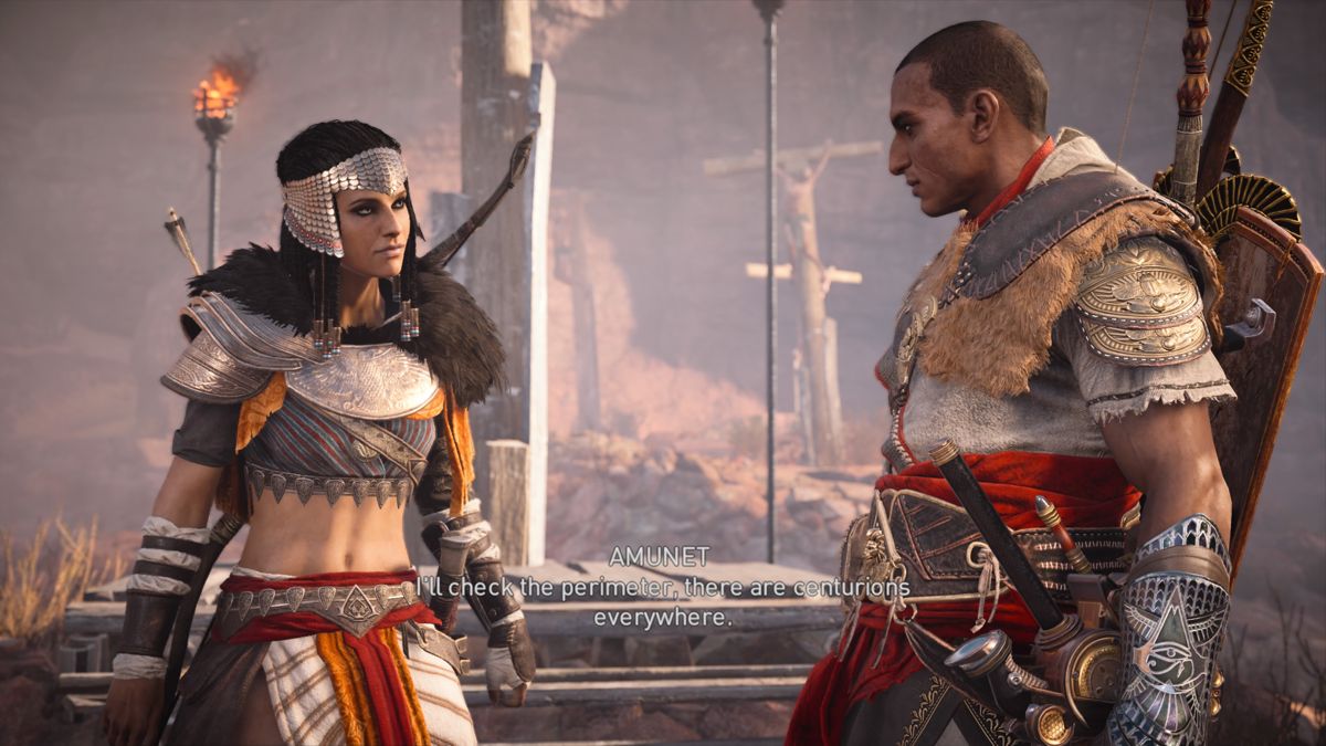 Assassin's Creed: Origins - The Hidden Ones (PlayStation 4) screenshot: Lovers' reunion