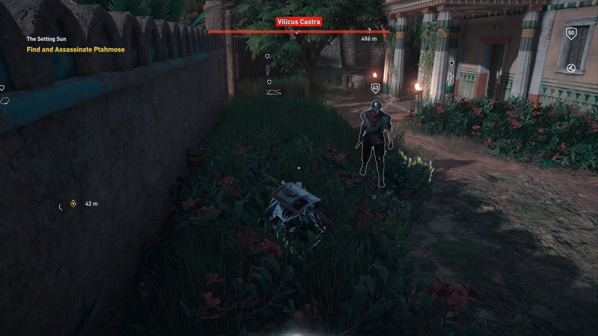 Assassin's Creed: Origins - The Hidden Ones (PlayStation 4) screenshot: That show may have come from the grassy knoll