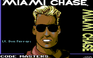 Miami Chase (Commodore 64) screenshot: Loading screen