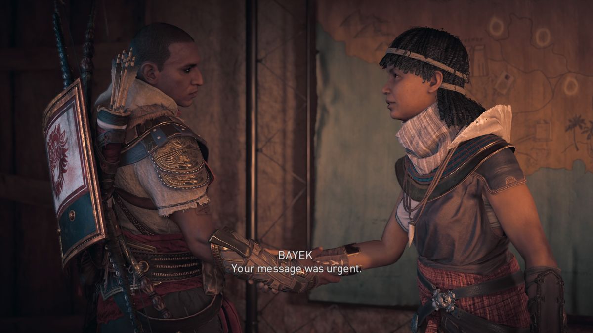 Assassin's Creed: Origins - The Hidden Ones (PlayStation 4) screenshot: Reaching the Assassins' hideout