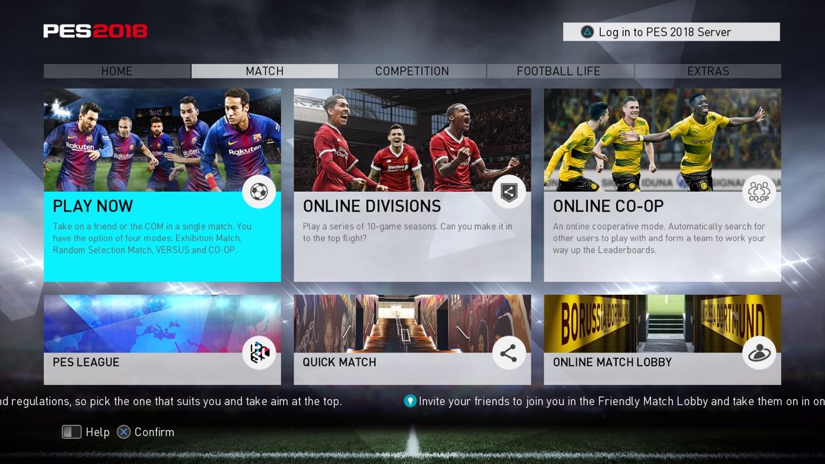 Screenshot of PES 2018: Pro Evolution Soccer (PlayStation 4, 2017) -  MobyGames